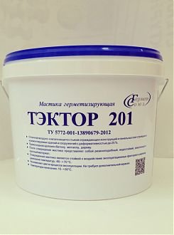 Мастика «ТЭКТОР 201» (комплект, евроведро, 12.5 кг), фото №7